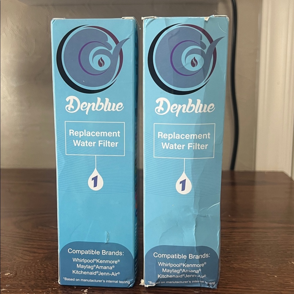 New 2 packs Depblue 1 Replacement Refrigerator Ice Maker Water Filter No. 1